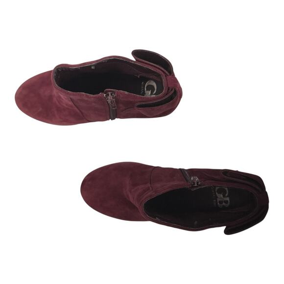 EUC Gianni Bini Burgundy Bootue with Bow Size 8.5 - Picture 4 of 7